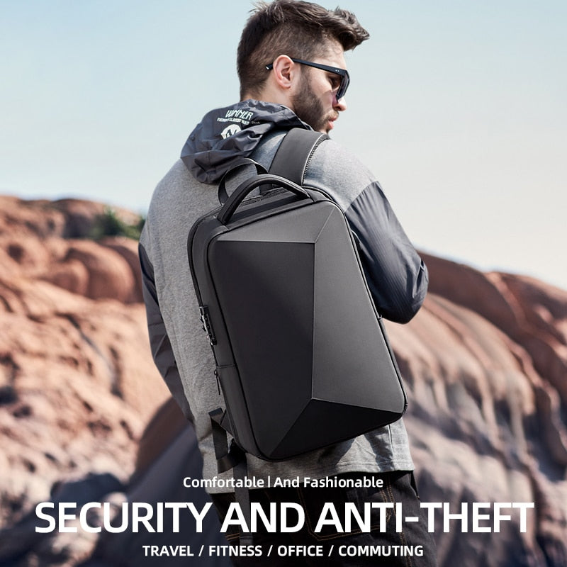 Tired of Anti-Theft Backpacks That Ruin Your Outfit? This Stylish Geometric One Fixes It