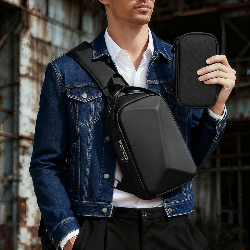 Sick of Having Your Stuff Stolen, Wasting Time Digging for Gear, or Sweaty Shoulders? This Anti-Theft Crossbody Bag Fixes It