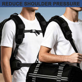ZINZ 2-Pack Ultra-Thick Shoulder Pad, Anti-Slip & Breathable Cushion for Crossbody Bags and Luggage, Long & Comfortable Fit, Black