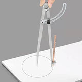 ZINMARK Compass for Geometry, Compass for Woodworking, 16 inch Precision Woodworking Compass with Wing Divider and Pencil Holder, Large Compass for Geometry, Woodworking Compass, Drafting, Drawing Compass