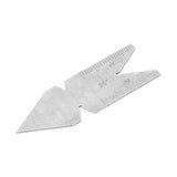 ZINMARK Center Gauge 55 Degree Thread Pitch Gauge, Stainless Steel Screw Thread Measure Tool, Thread Pitch Increment 14/20/24/32thd.