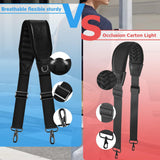 ZINMARK 60 inch Cushion Ultra Comfortable Bag Strap Thicken Shoulder Strap with Double Adjustable Buckles for Crossbody Bag