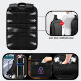 Slim Expandable 15-16 Inch Anti-Theft Laptop Backpack with USB - Business Travel Daypack for Men & Women