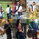 ZINZ 60" Universal Bag Strap with Ultra-Thick Fixed Breathable Pad Adjustable Heavy-Duty Shoulder Strap for Laptop Crossbody Luggage Gym Camera Bag and More -B01K01