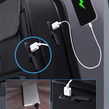 Slim Expandable Laptop Backpack 15.6 Inch Business Backpack with USB Port, Waterproof Anti-Theft Travel Backpack Daypack Bookbag for Men and Women