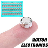 ZINMARK 50pieces Button Battery High Quality LR44 AG13 L1154 357 SR44 1.5V Alkaline Cell Coin Batteries For Watch