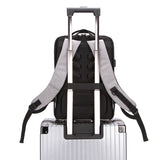 Men's Casual Hard Shell Backpack Anti-theft Backpack High Capacity Travel USB Charging Bag Fasion Business Computer Bag For Male