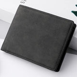 ZinMark 2026 New Wallet Men's Genuine PU Leather Male Short Zipper Simple Soft Leather Light Money Clip Vintage Business Wallet Students