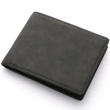 ZinMark 2026 New Wallet Men's Genuine PU Leather Male Short Zipper Simple Soft Leather Light Money Clip Vintage Business Wallet Students