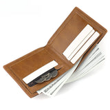 ZinMark 2026 New Wallet Men's Genuine PU Leather Male Short Zipper Simple Soft Leather Light Money Clip Vintage Business Wallet Students