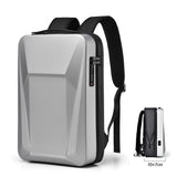 Men's 17" Laptop Hard Shell Backpack Waterproof Anti-theft Expandable TSA Lock Gaming Pack Luxury Business Backpack USB Charge