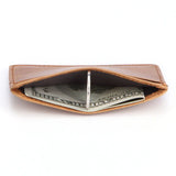 ZINZ New Cow Leather Men's Card Bag Coin Purse Slim Credit Card Holder Wallet For Men and Women ID Card Pocket