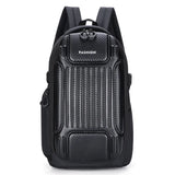 New Carbon Fiber Sports Biker Riding Bag Multifunctional Waterproof Hard Shell Backpack Men's Outdoor Casual Student Laptop Bag