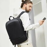 Heroic Knight Men’s Laptop Backpack 17 Inch Business Backpack Expandable Travel Backpack Waterproof USB Charging Office Mochila