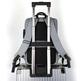 Men's Fashion Large Capacity Backpack Travel Lightweight Breathable PC Hard Shell Backpack Business Waterproof Computer Bag