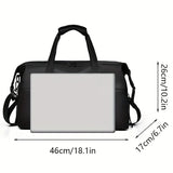 ZinMark Large Capacity Travel Bag, Portable Overnight Duffel Bag Unisex Sport Fitness Bag, Perfect For Sports And Outdoor Adventures