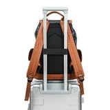 Fashion Flap Pockets Men's Backpacks Luxury Plaid Backpack Men Large Capacity Travel Bags 15-inch Laptop Backpack Male Schoolbag
