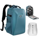K&F Concept 22L Camera Bag Large Capacity Travel Photography Backpack Waterproof Men's backpack Bag DSLR/SLR Camera Rain Cover