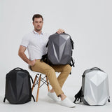 Large capacity laptop bag hard shell backpack men's e-sports helmet motorcycle bag 18 inch business travel anti-theft backpack