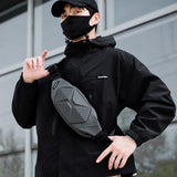 Hard Shell Crossbody Bags Anti-Theft Men Daily Messenger Bag Safe Multifunctional Portable Lightweight for Hiking Mountaineering