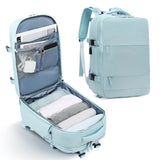 Women Travel Backpack Teenage girl USB charging Business Laptop Backpack With shoe bag 16.5 inch Waterproof School Backpack