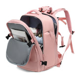 Women Travel Backpack Teenage girl USB charging Business Laptop Backpack With shoe bag 16.5 inch Waterproof School Backpack