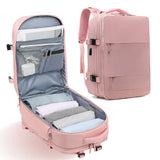 Women Travel Backpack Teenage girl USB charging Business Laptop Backpack With shoe bag 16.5 inch Waterproof School Backpack