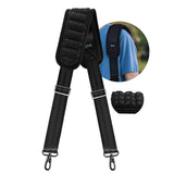 ZINMARK 79" Adjustable 3D Soft Cushion Shoulder Strap, Anti-Slip Thickened Breathable Pad, Dual Buckles & 360° Metal Swivel Hooks for Laptop Bag, Crossbody Bag, Messenger Bag, Travel Duffel and More