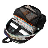 Stylish Doodle Canvas Backpack for Men Women Travel Backpack