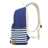 School Backpacks for Teenage Girls Set Causal Canvas Stripe Backpack Cute Teen Backpacks