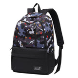 Stylish Doodle Canvas Backpack for Men Women Travel Backpack