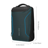 Business Travel Laptop Backpack for Men USB Charging  Port Waterproof 15.6 inch