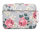 Grey Rose Laptop Sleeve Bag for Young Lady Handbag Sleeve Case Macbook Air Pro Bag