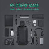 Sling Crossbody  Bag with TSA Anti-theft Lock Men Crossbody Bag Free-Charging Men Shoulder Bag