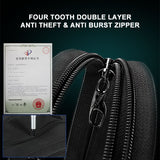 Stylish Backpack with Lock Anti theft Pocket for Men 15.6 inch USB Charging Port Waterproof School Bags