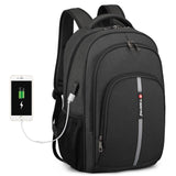 Backpack with Reflective Strips Lock Anti-theft 15.6 inch for Men Waterproof Laptop Backpack 15.6inch