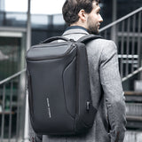 Business Travel Laptop Backpack for Men USB Charging  Port Waterproof 15.6 inch