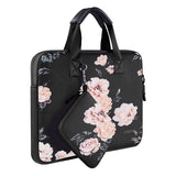 Laptop Sleeve 13 13.3 13.5 Inch Marble Case for MacBook Air Pro Surface Laptop Waterproof Notebooks Hand Bag with Handle and Small Case