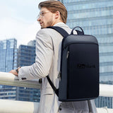 Slim Laptop Backpack for Men Expandable 15.6 inch Backpack Waterproof College Backpack Travel Laptop Backpack for Men
