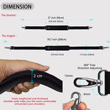 79 inch Universal Replacement Strap with Extra-thick Fixed Cushion Pad and Dual Claspsfor Laptop Bags, Luggage Bags, Camera, Crossbody (200cm)