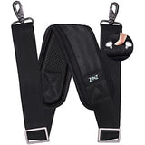 79 inch Universal Replacement Strap with Extra-thick Fixed Cushion Pad and Dual Claspsfor Laptop Bags, Luggage Bags, Camera, Crossbody (200cm)