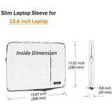 Laptop Case 13.3 14 15 15.6 16 Inch Sleeve Water Resistant Cover for MacBook Pro Air and Most Popular 13-16 inch Notebooks