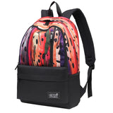 Stylish Doodle Canvas Backpack for Men Women Travel Backpack