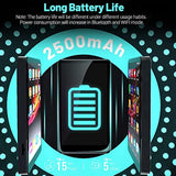 Hseok MP3 Player with Bluetooth and WiFi, 5" IPS Full Touch Screen Android Streaming MP4 MP3 Player with Spotify and Speaker Supports Custom APK Installation, Expandable up to 1TB