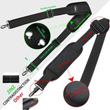 Shoulder Strap 78" Universal Handbag Strap with Ultra-thick Fixed Padded and Dual Balanced Adjustable Buckles Shoulder Crossbody Strap for Briefcase Messenger Bag Laptop bag Luggage