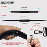 ZINZ Shoulder Strap 58" Universal Handbag Strap with Ultra-Thick Fixed Padded and Dual Balanced Adjustable Buckles  for Briefcase Messenger Laptop Bag Luggage