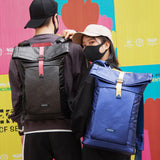 Fashion Black School Backpack for Men Women Laptop Backpacks Waterproof 15L Backpack