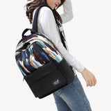 Stylish Doodle Canvas Backpack for Men Women Travel Backpack