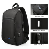 Sling Bag with Phone Pocket On Strap Laptop Compartment  Lock Waterproof Crossbody Bags