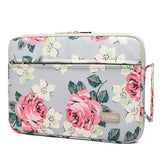 Grey Rose Laptop Sleeve Bag for Young Lady Handbag Sleeve Case Macbook Air Pro Bag